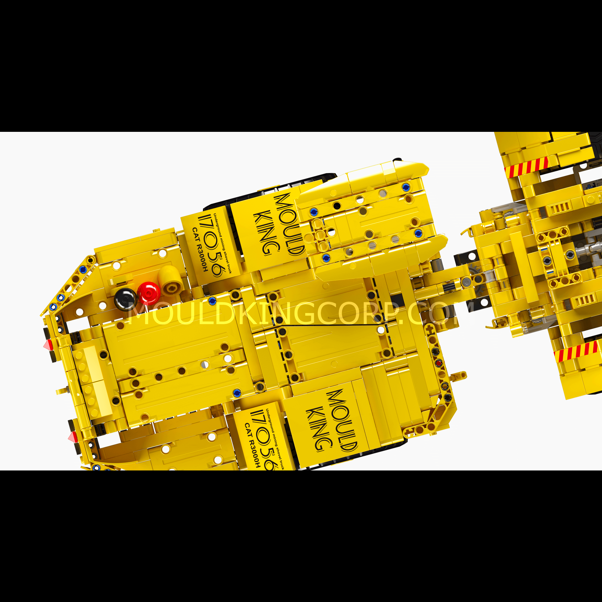 Mould King 17056 R3000H Mine Loader Building Set - 1,396 Piece Construction Toy for Adults & Kids | STEM Educational Building Blocks for Mining Truck Model Enthusiasts | Perfect for Creative Play, Collectors & Home Decoration
