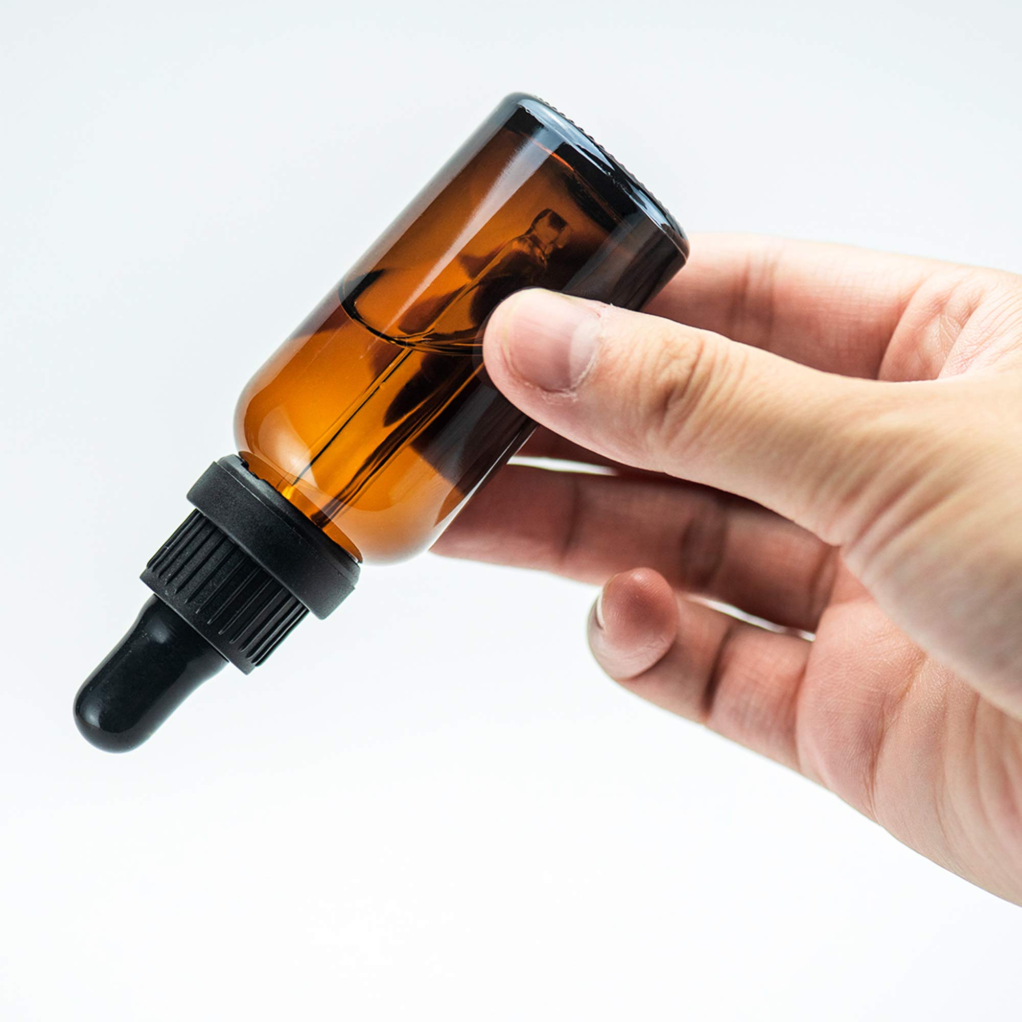 **YIZHAO 1oz Amber Glass Dropper Bottles (24 Pack) – Essential Oil Bottles with Glass Dropper for Aromatherapy, DIY Cosmetics, Tinctures & Liquids – Perfect for Travel, Lab & Pharmacy Use**