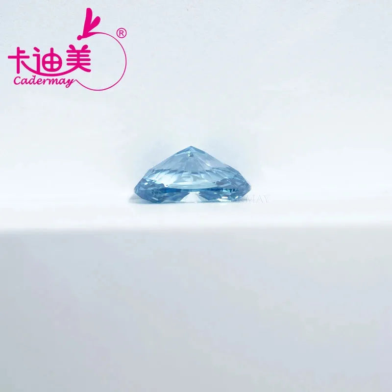 Premium VS1 Clarity CVD Lab Grown Diamond Loose Stone - Long Cushion Shape, Blue Color with Certificate | Perfect for Wedding Fine Jewelry Making & Engagement Ring Designs