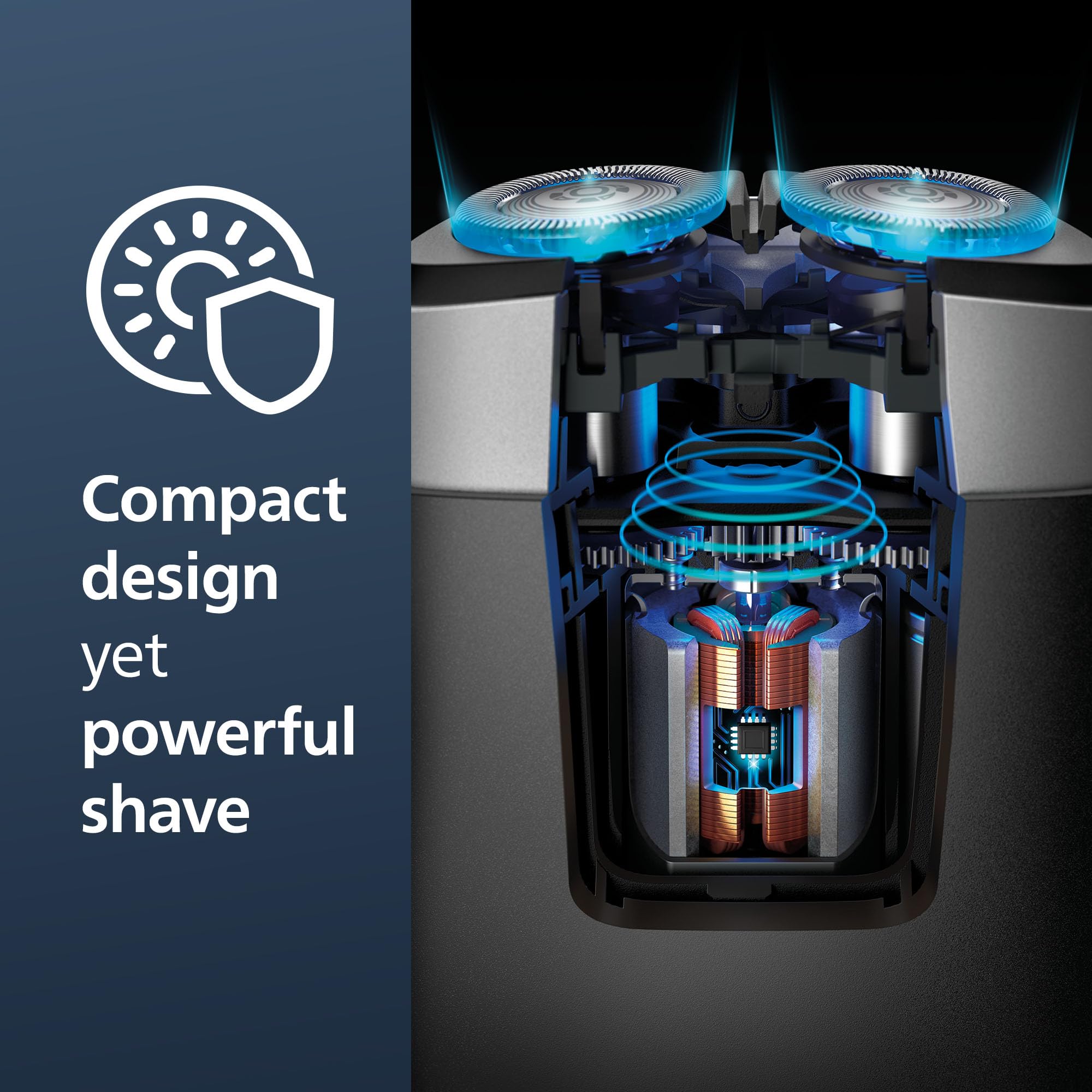 Philips Norelco Travel Groom Duo - Electric Beard Trimmer & Body Groomer with Compact Shaver, OneBlade 360, 5-in-1 Comb & Travel Case - Perfect for Travel, Gym & Home Grooming
