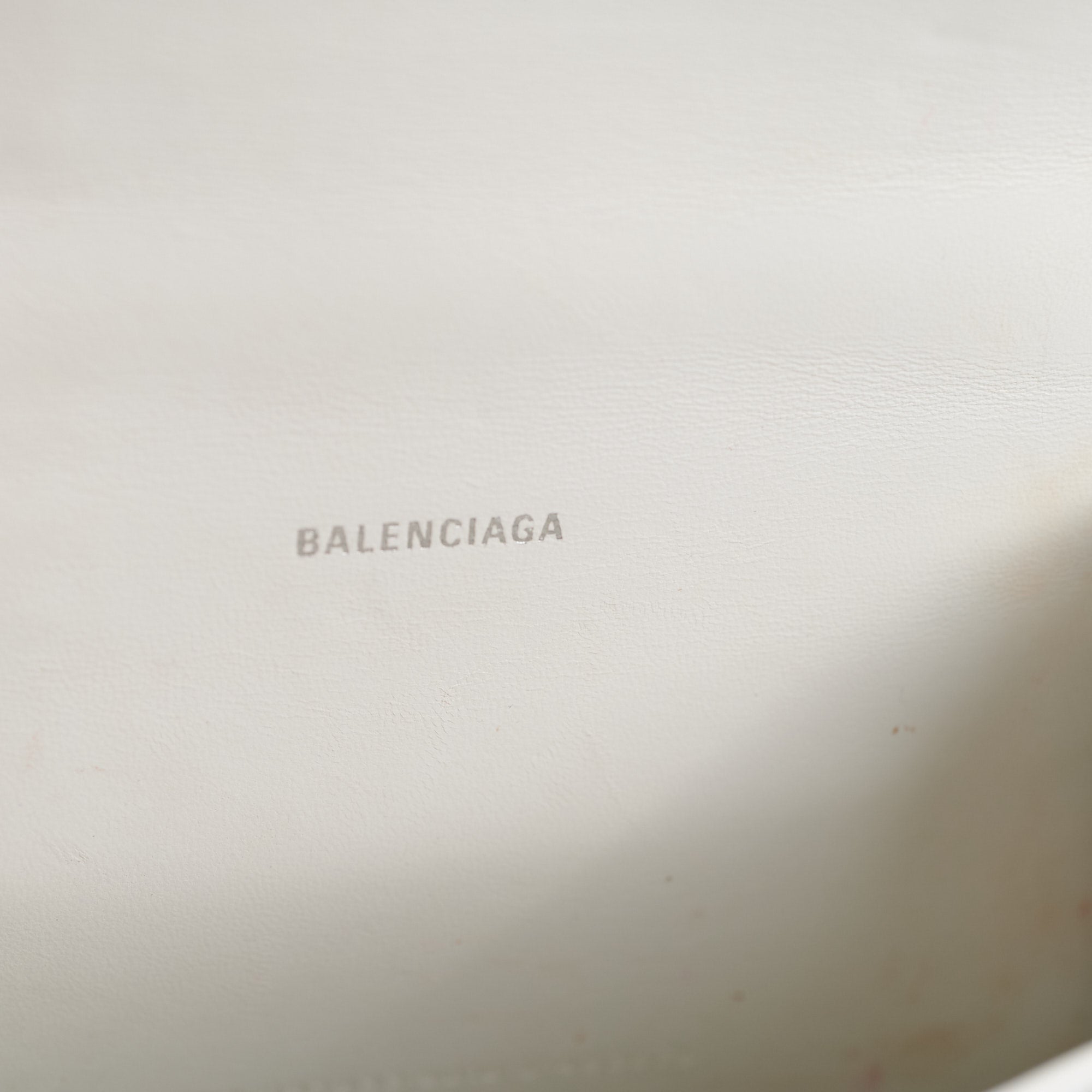 Balenciaga Hourglass XS Handbag in White Crocodile Embossed Leather - Perfect for Evening Parties, Luxury Events & Fashion Accessories