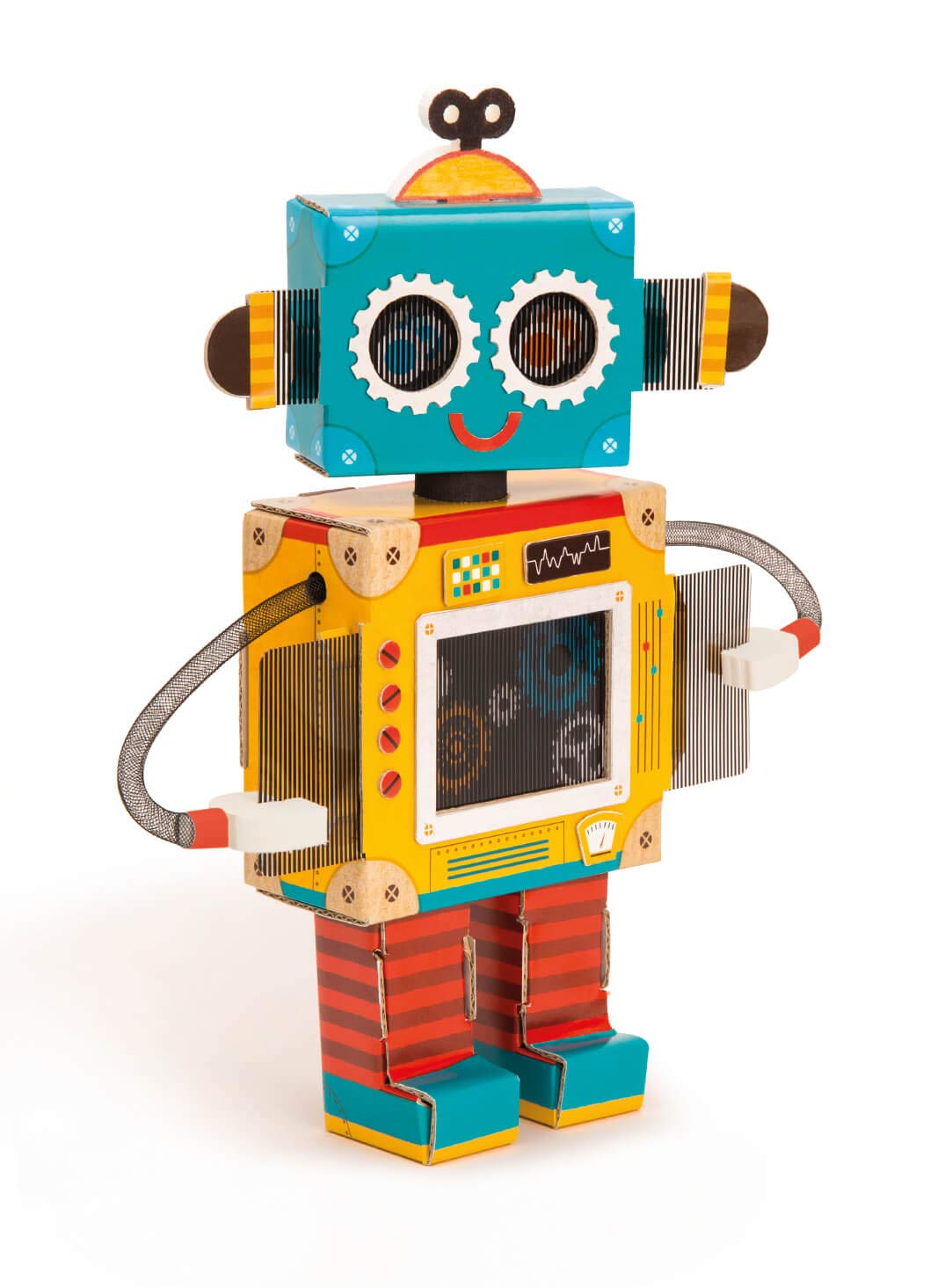 Clementoni 15285 CREA Your Robot - Creative Building Toy for Kids Ages 4+ | STEM Learning, DIY Robotics Kit for Early Childhood Development & Fun Playtime Activities