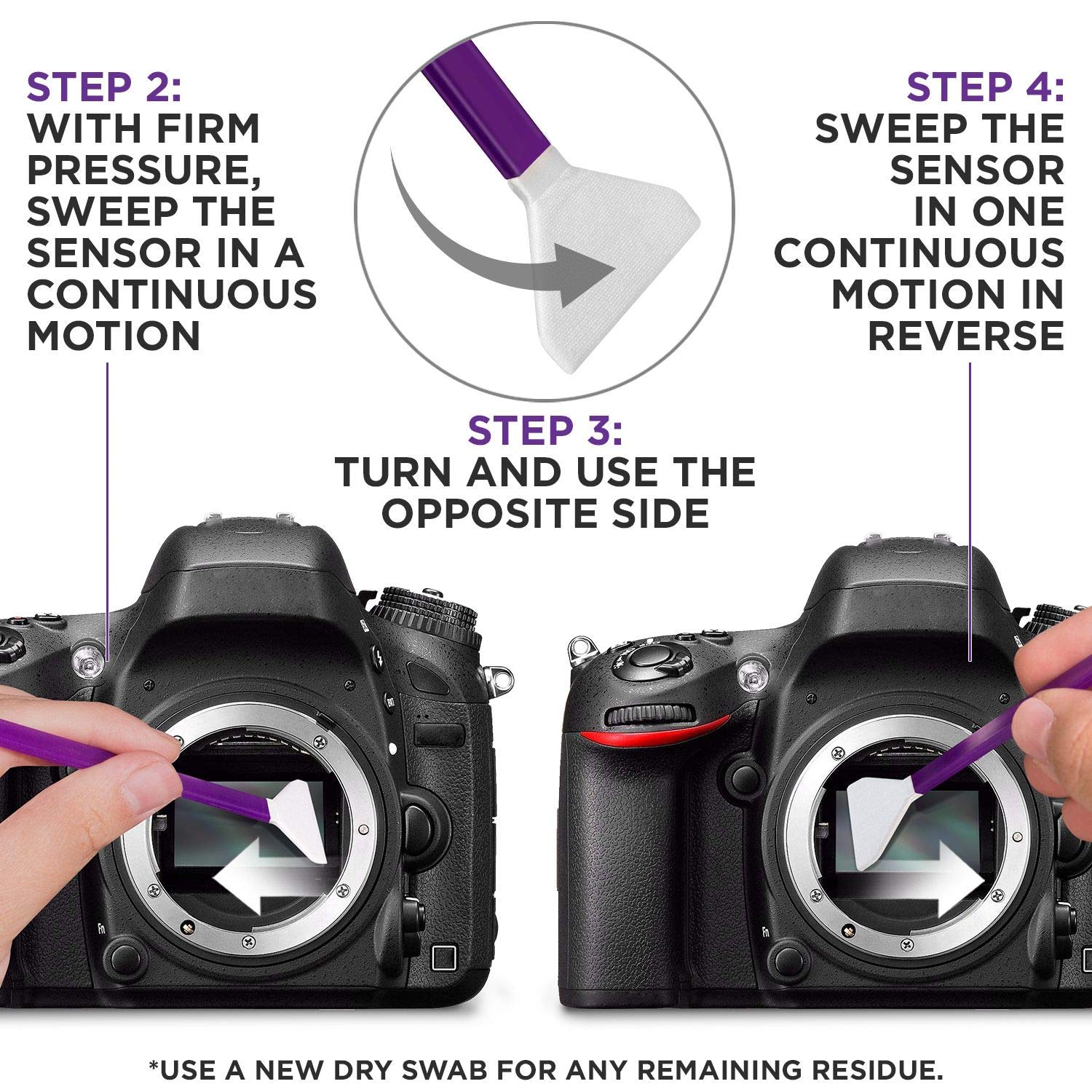 Professional Camera Cleaning Kit for DSLR & Mirrorless Cameras - Lens & Sensor Cleaner with Blower, Swabs, Brush, Spray & Case - Perfect for Full Frame Camera Maintenance & Travel Photography Gear Care