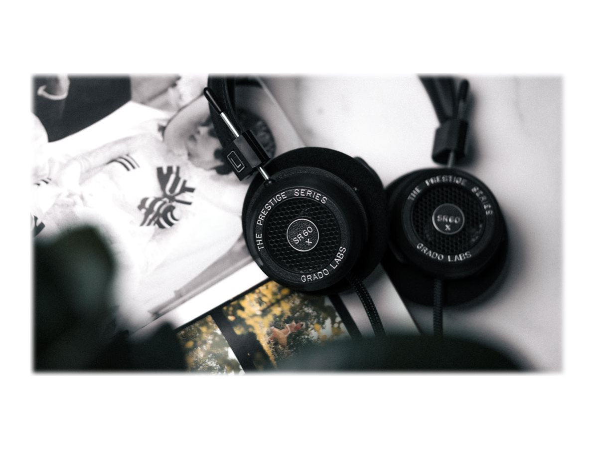 Grado Prestige SR60x Open-Back Headphones - High-Fidelity Audio for Music Lovers, Audiophiles & Home Studio Use