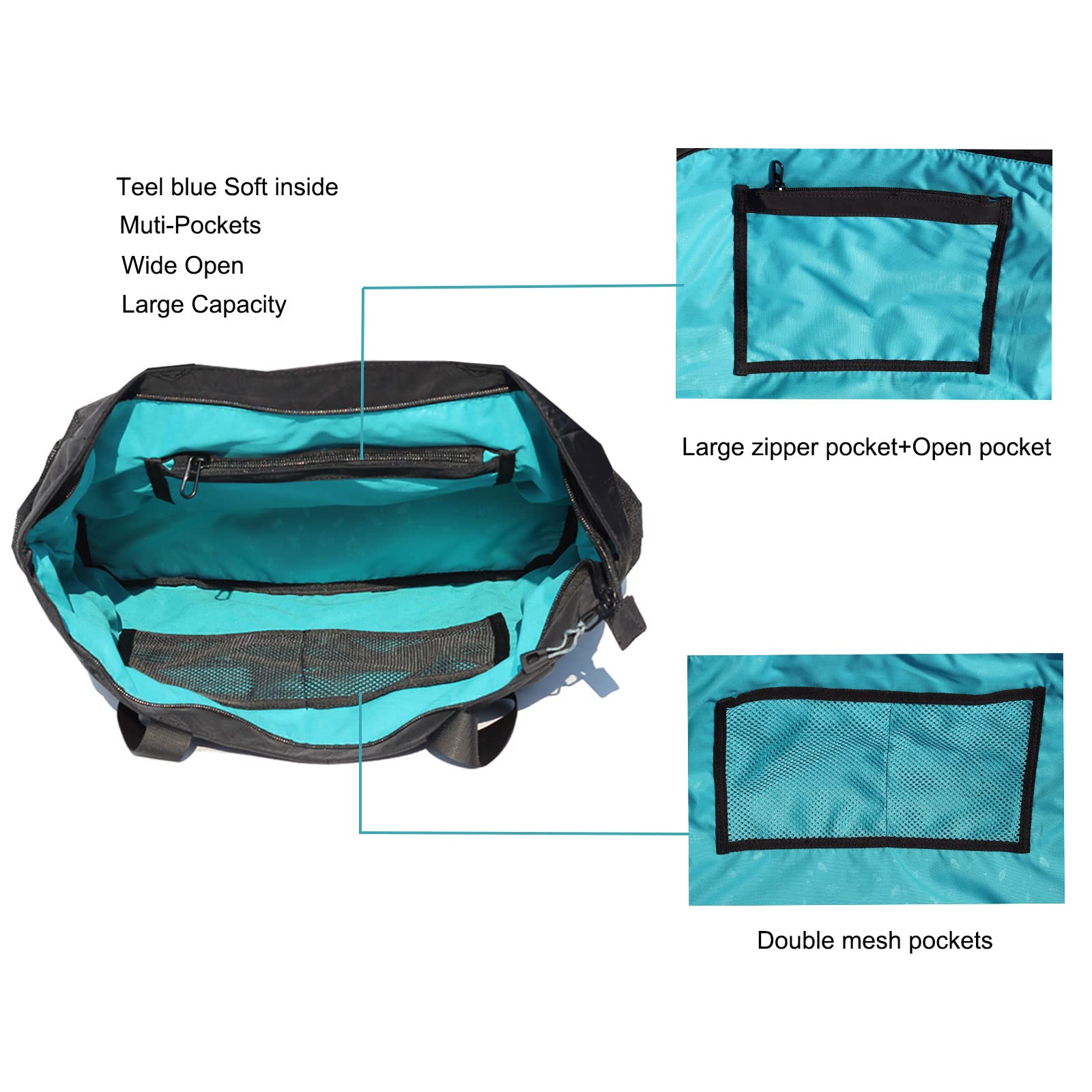 ESVAN Yoga Mat Bag - Premium Tote Carrier with Shoulder Strap for Yoga, Pilates, Gym, Travel & Beach - Perfect for Office, Workouts & Outdoor Activities