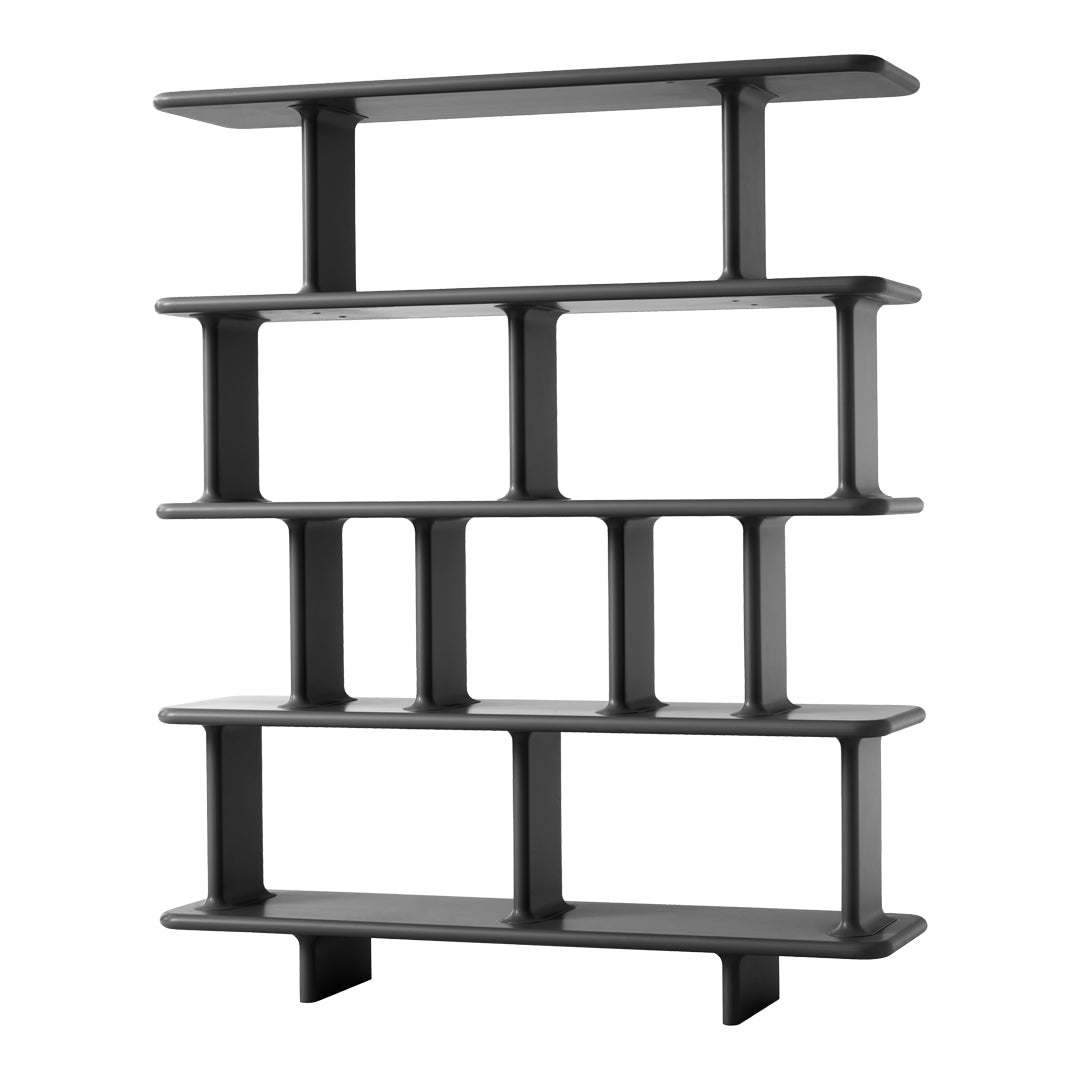 JH45 Standing Shelf - Modern Wooden Bookshelf for Home & Office Storage - Perfect for Living Room, Bedroom, or Study Organization