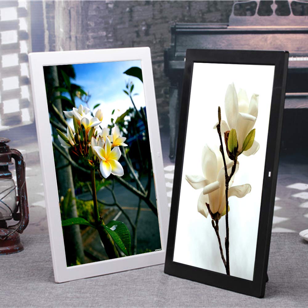 18.5 Inch Digital Advertising Display Stand - Full HD 1366x768 Resolution Wall Mounted Electronic Signage for Retail Stores, Restaurants & Shopping Malls - Perfect for Promotions, Menu Boards & Product Showcases