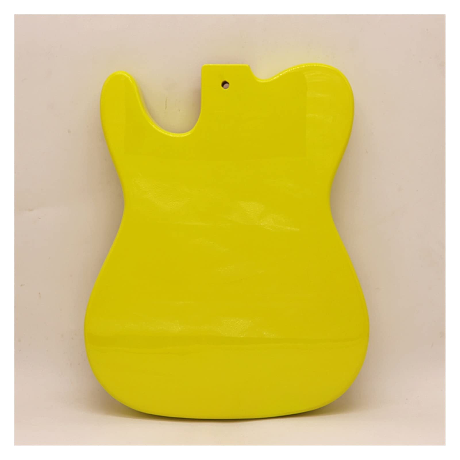 Unfinished Poplar Wood Guitar Body for DIY - Yellow Guitar Barrel & Parts - Perfect for Custom Guitar Building & Repair Projects