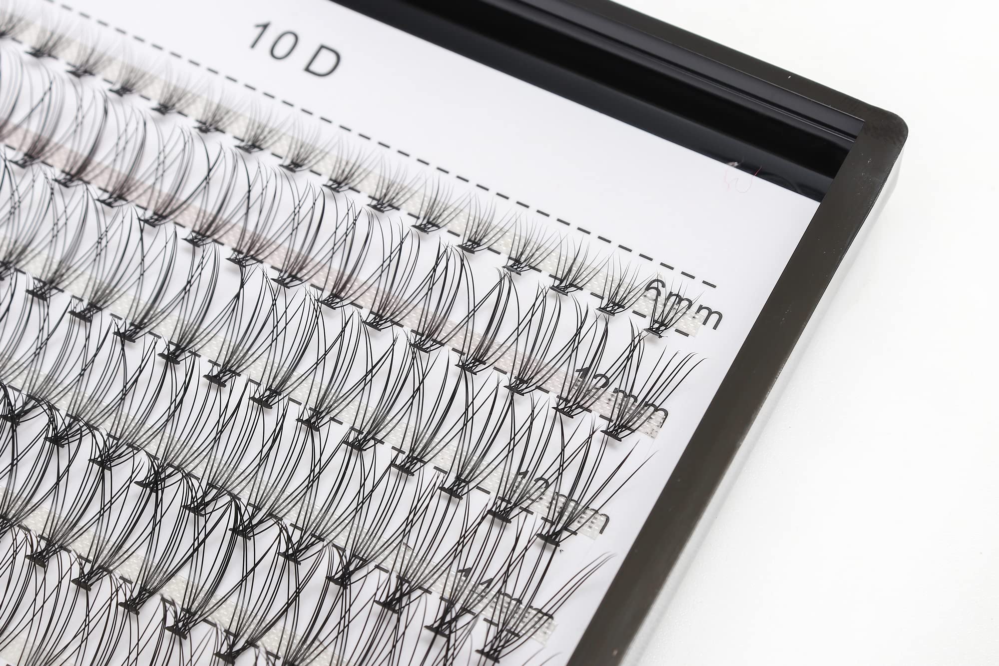 10D 20D 240pcs Cluster Eyelash Extensions Kit - Mixed Lengths 8-16mm for DIY Lash Application | Natural Looking Volume Lashes for Daily Wear, Special Occasions & Professional Use