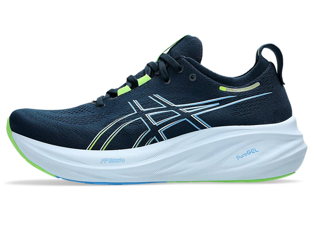 ASICS Men's GEL-NIMBUS 26 Wide Running Shoes - Premium Cushioned Sneakers for Long-Distance Jogging & Marathon Training