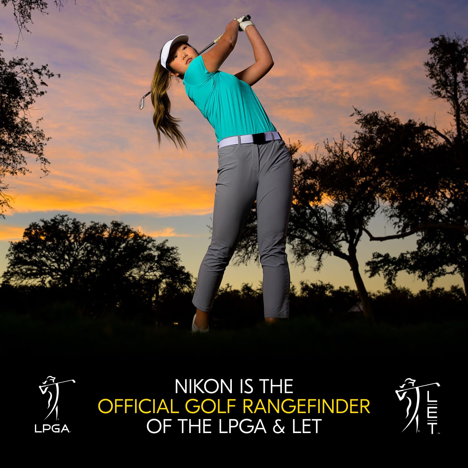 Nikon COOLSHOT PROII STABILIZED Golf Rangefinder - Waterproof Laser Range Finder with Slope Technology & OLED Display | Official Nikon USA | Perfect for Golf Tournaments & Course Practice
