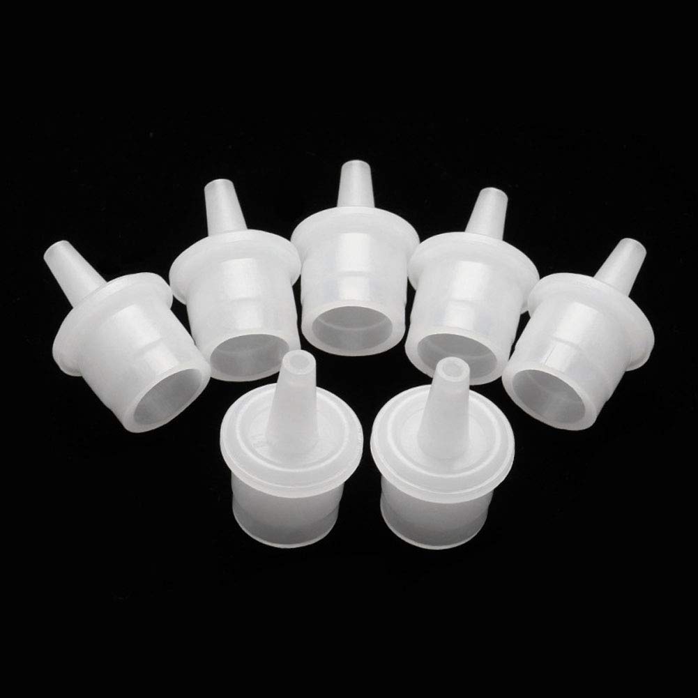 50Pcs Eyelash Glue Bottle Replacement Nozzle Caps - Lash Extension Accessories for DIY & Professional Use - Perfect for Home, Salon & Travel Eyelash Kits