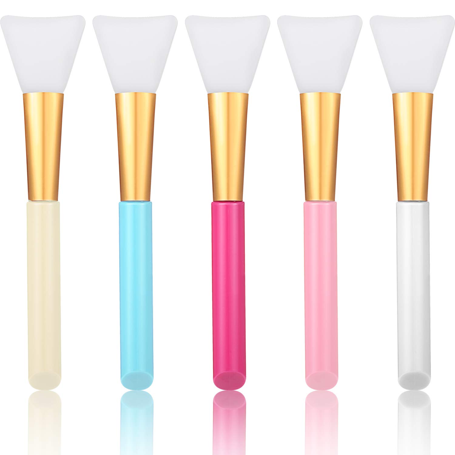 20-Piece Soft Silicone Facial Mud Applicator Set - Clay Mask Brush Tools for Skincare, Sleeping Mud Mask, Hairless Body Lotion & Butter Application - Perfect for Spa, Home Beauty Routine & Professional Salon Use