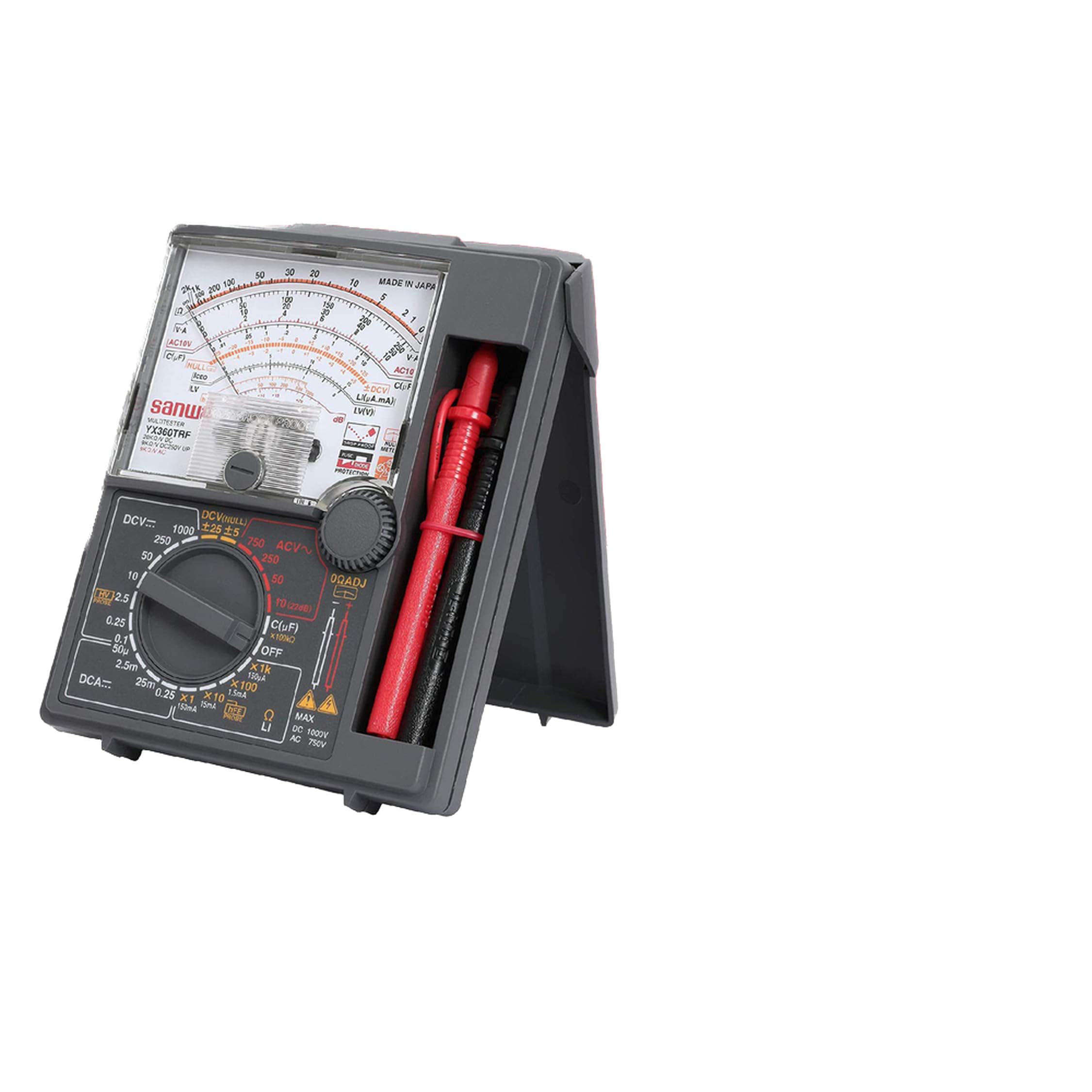 YX-360TRF Analog Multimeter Tester - Professional Linear Scale Electrical Testing Tool for Home, Automotive & Industrial Use | Accurate Voltage, Current & Resistance Measurement