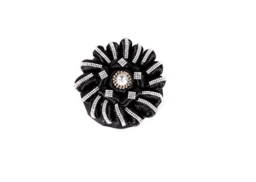 NAVMAV Bridal Hair Bun - Elegant Fake Hair Bun for Weddings, Parties & Special Occasions | Hair Accessories for Women & Girls (1 Piece) | Perfect for Bridal Updos, Prom Hairstyles & Formal Events