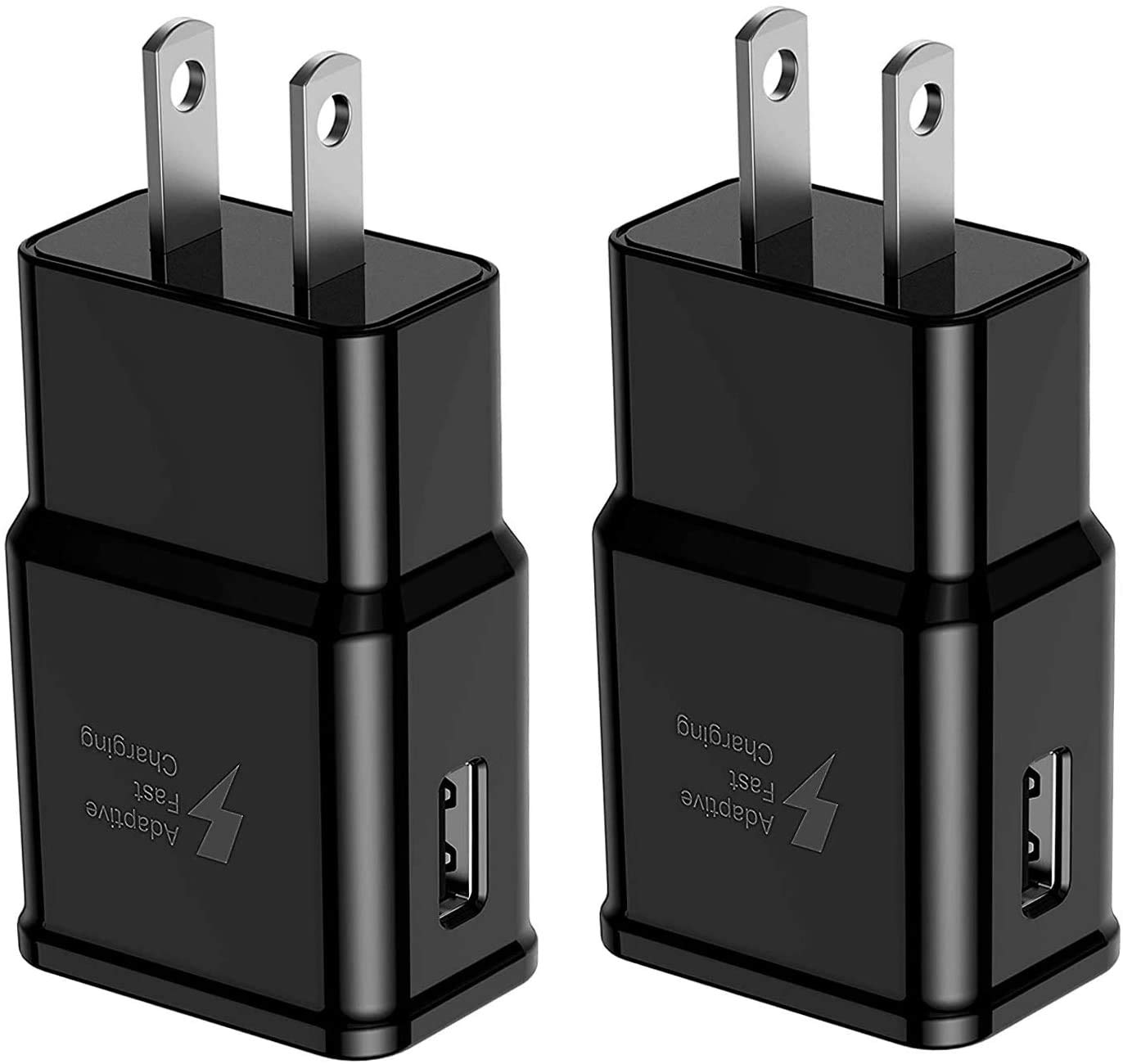 Samsung Fast Charger 25W USB Wall Charger Adapter - 2 Pack, Compatible with Galaxy S25 Ultra/S25/S25+/S24/S23/S22/S21/S20/S10/S9/S8, Note 20/10/9/8/5 - Quick Charge 3.0 for Android Phones - Perfect for Travel, Home & Office Use