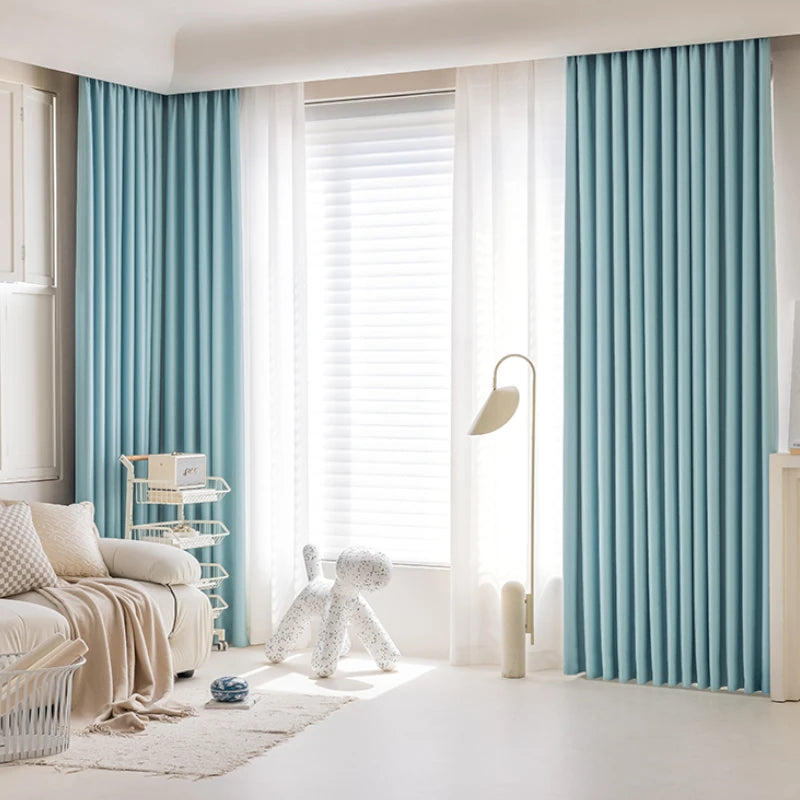 Blackout Thermal Insulated Custom Curtains - Polyester Glossy Finish for Bedroom & Living Room - Light Blocking, Energy Saving, Noise Reducing Window Treatments