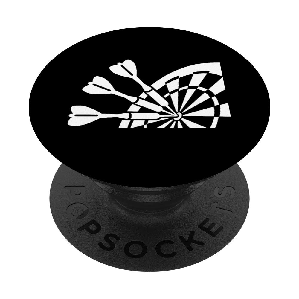 Premium Dartboard Design PopSockets Phone Grip & Stand - Secure Holder for iPhone, Android Smartphones & Tablets | Perfect for Game Rooms, Bars & Office Decor