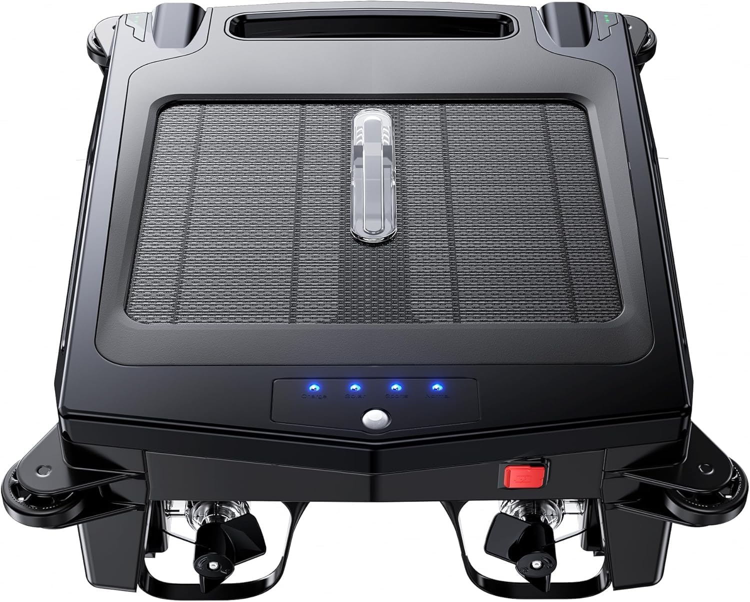 2024 Upgraded Solar Pool Skimmer Robot Cleaner - Automatic Swimming Pool Cleaner with Basket, Obstacle Avoidance & Dual Charging (Solar/USB) | Ideal for Inground/Above Ground Pools, Lakes & Water Features