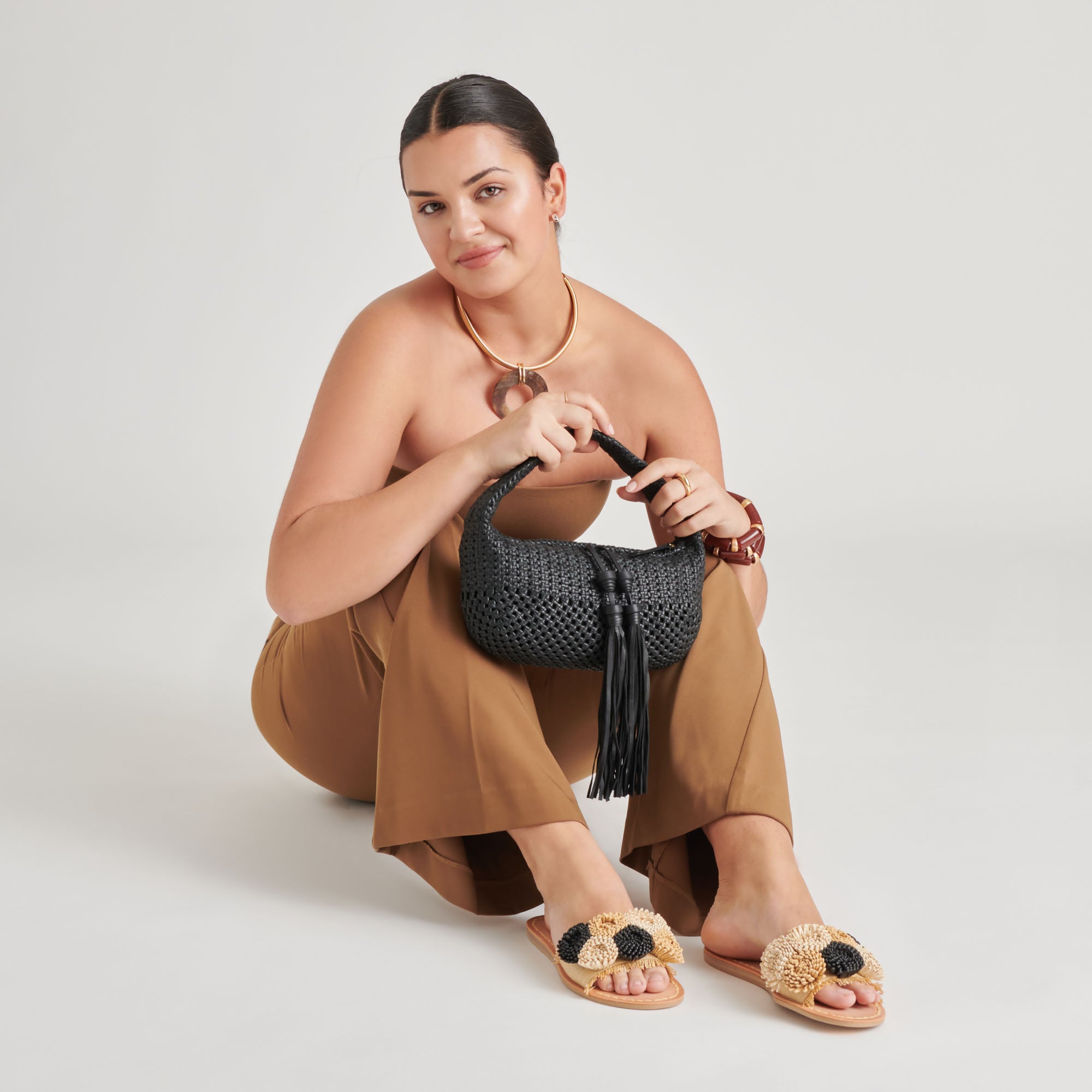 ZENIA Black Leather Handbag for Women - Stylish & Durable Designer Purse for Work, Travel & Everyday Use