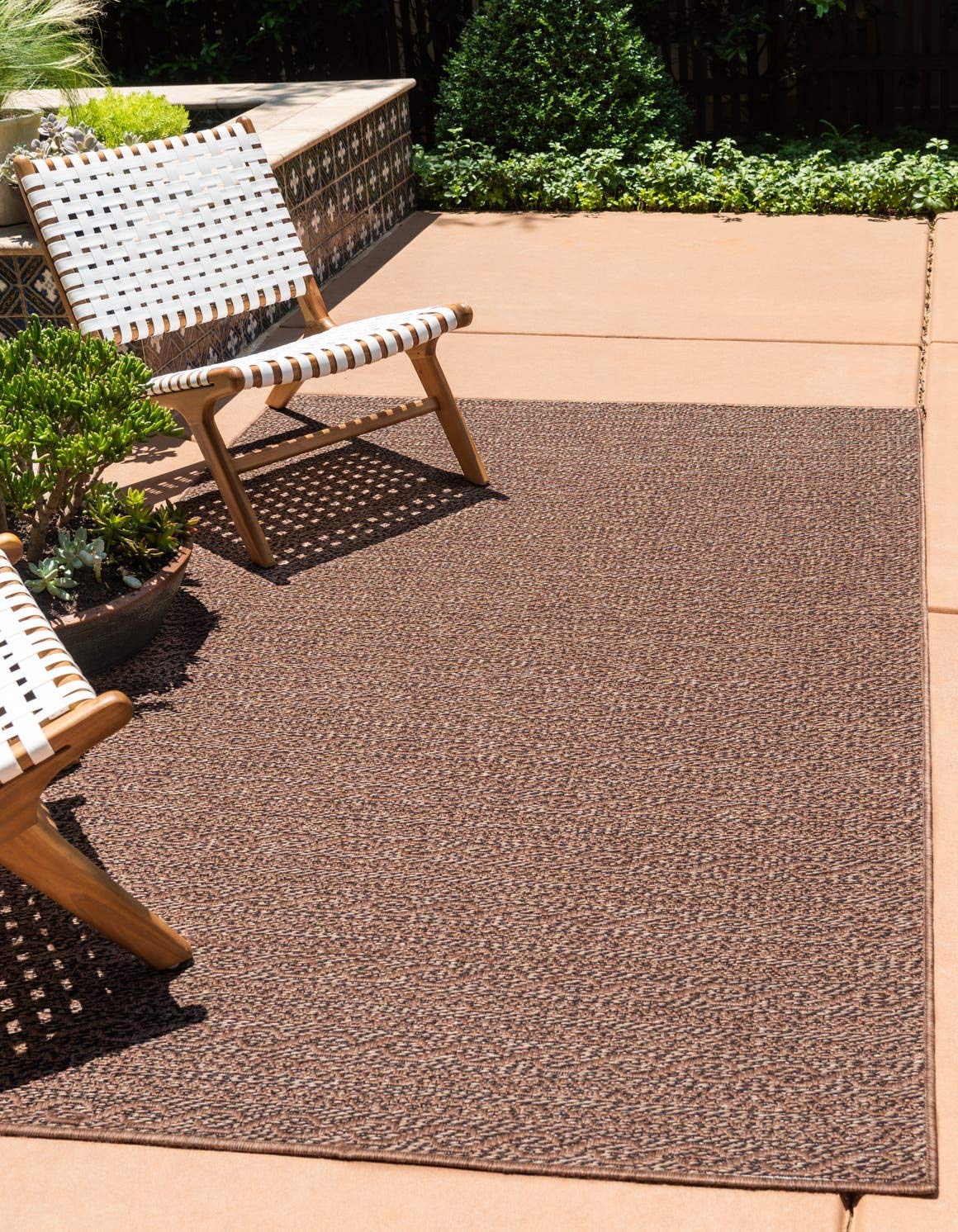 Unique Loom Modern Outdoor Area Rug 8' x 11' 4
