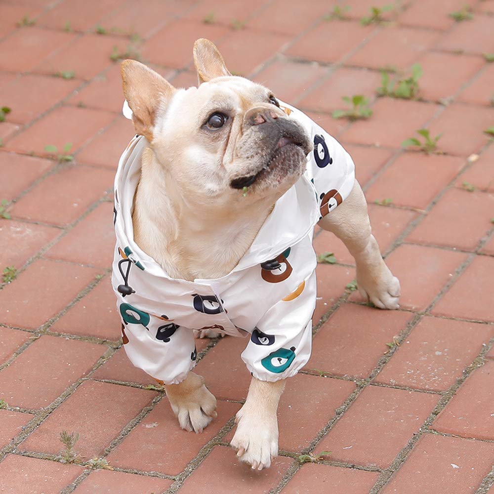 Waterproof Dog Raincoat - Hooded Rain Jacket for Small & Medium Dogs (XL Size) | French Bulldog & Puppies Rainwear | Ideal for Walks, Hiking & Outdoor Adventures