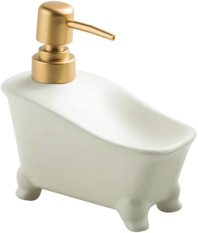 Premium Matte Black Soap Dispenser Bottle with Pump - Ceramic Lotion Dispenser for Kitchen Sink & Bathroom | Includes Sponge Caddy | Ideal for Hand Soap, Shampoo & Liquid Detergent Storage