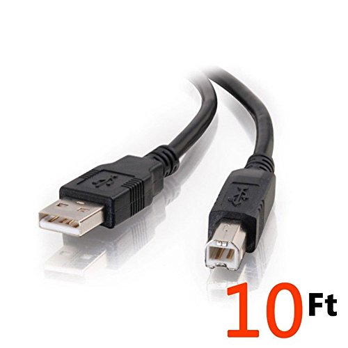 TacPower 10FT USB 2.0 Cable for Alesis Multimix 4/6/8/12 USB Audio Mixer - High-Speed Data Transfer Cord for PC, Laptop & Notebook - Perfect for Home Studio, Live Performance & DJ Setups