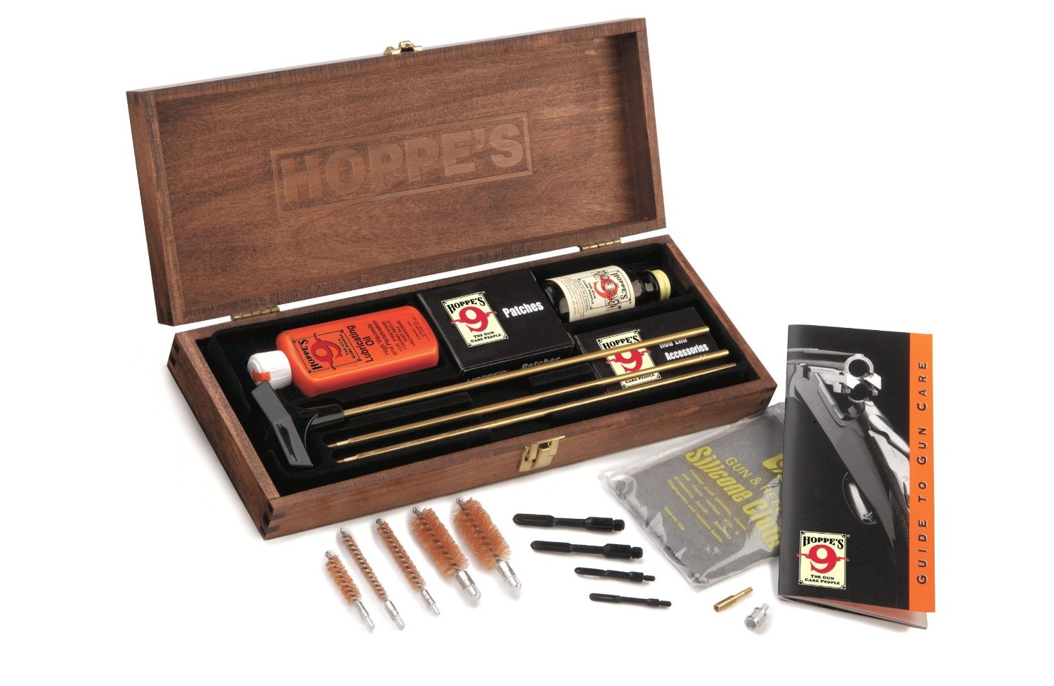 Hoppe's No. 9 Deluxe Gun Cleaning Kit - Complete Firearm Maintenance Set for Pistols, Rifles & Shotguns | Perfect for Hunting, Shooting Range & Home Defense Weapon Care