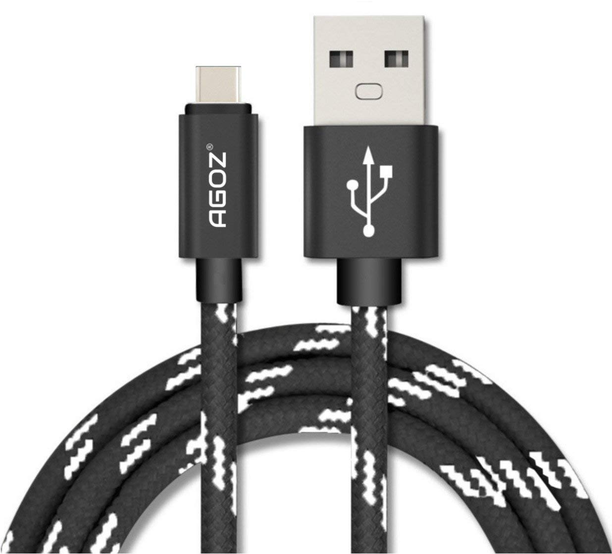 Premium Braided USB-C Fast Charging Cable - Heavy Duty Nylon Cord for DJI Mavic 2 Pro/Air/Enterprise, Osmo Action/Pocket & Ronin SC/S/2 (4inch) - Perfect for Drone Accessories & Camera Gear Charging