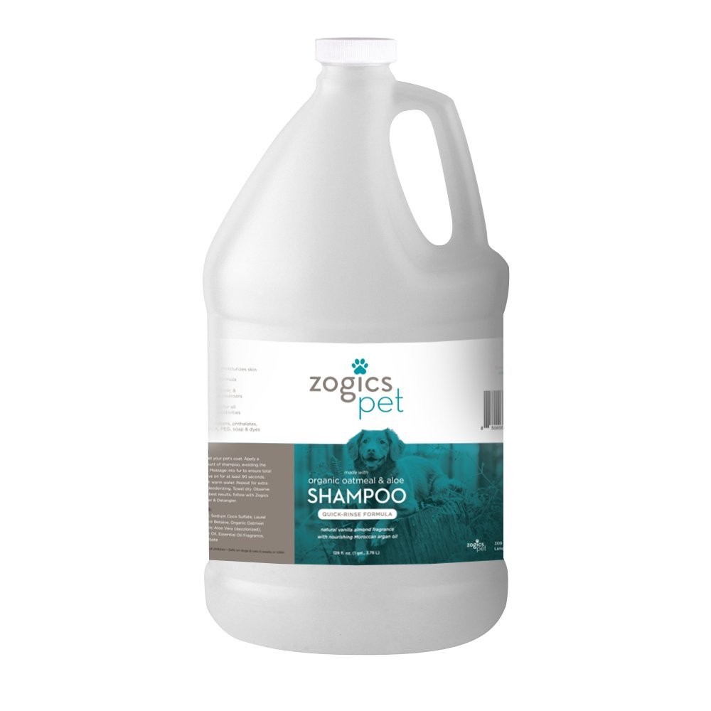 **Gentle Hypoallergenic Dog Shampoo with Organic Oatmeal & Aloe – Deodorizing, Sensitive Skin Care, Cruelty-Free & Non-Toxic Pet Shampoo (1 Gallon) – Perfect for Bathing & Grooming Dogs with Allergies or Dry Skin**