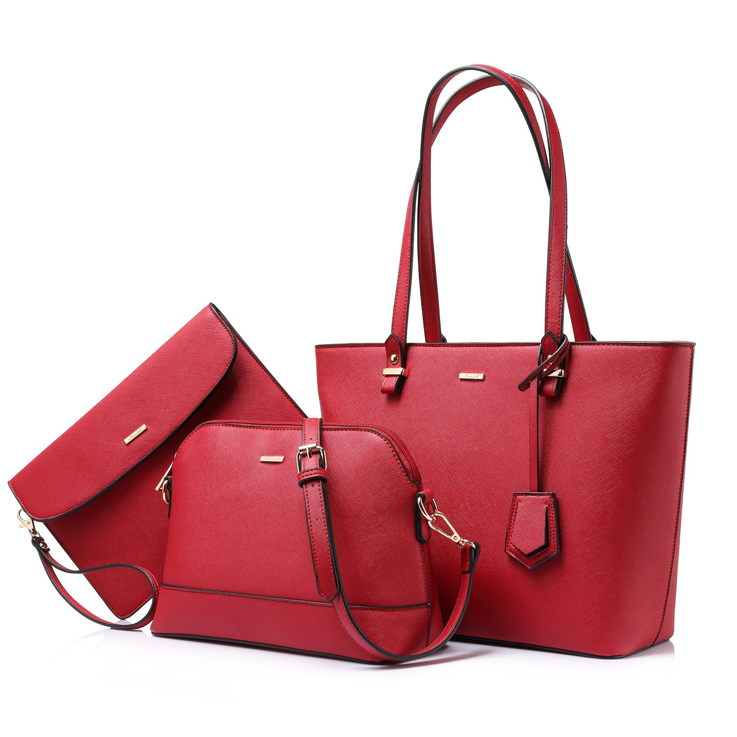 LOVEVOOK Women's Fashion Handbag Set - Tote, Shoulder & Top Handle Satchel Bags for Work, Travel & Daily Use | Stylish Purses & Accessories