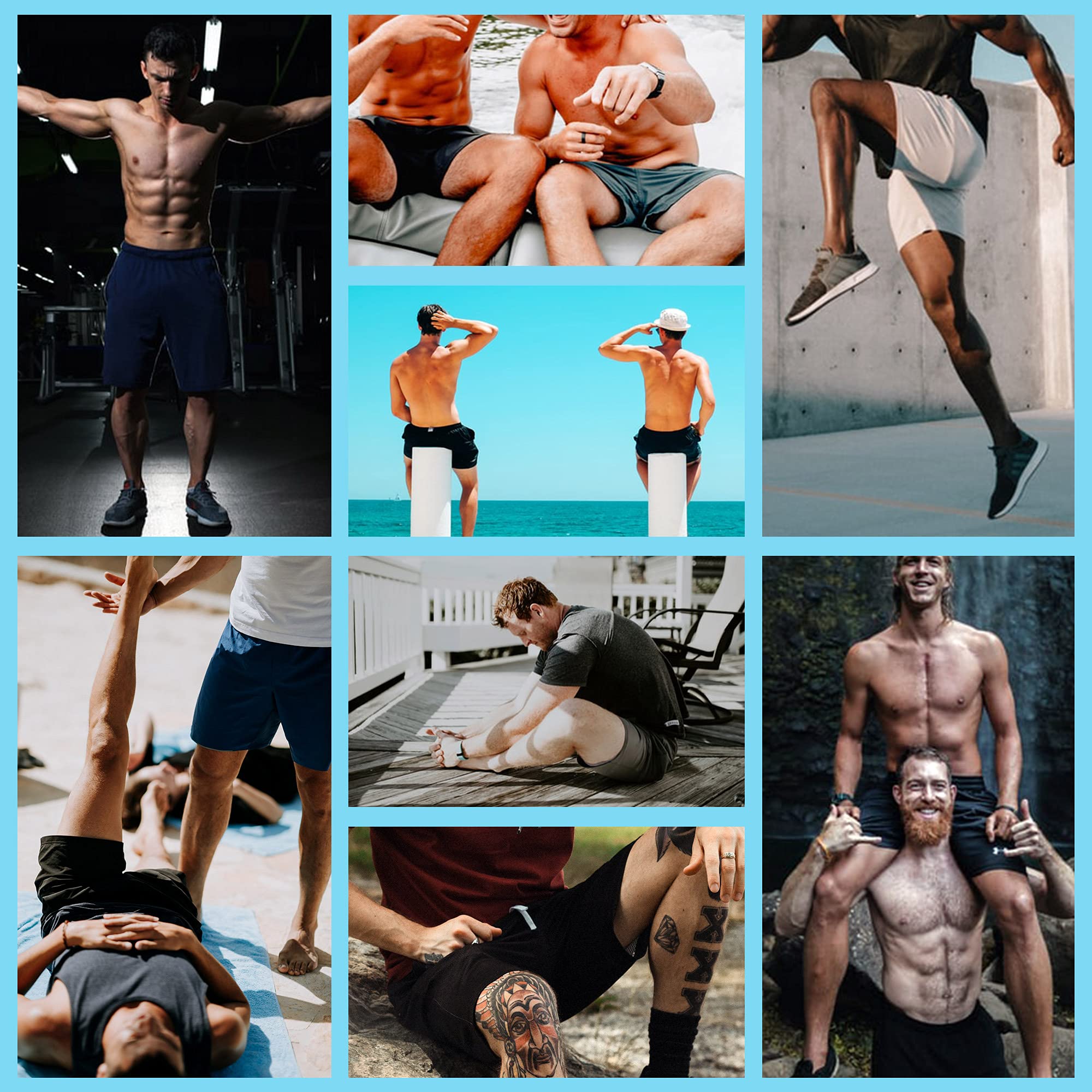 Brave Men's Cotton Super Soft Knit Lounge Shorts - Comfortable Sleepwear & Relaxing Home Pants for Lounging, Sleeping and Casual Wear