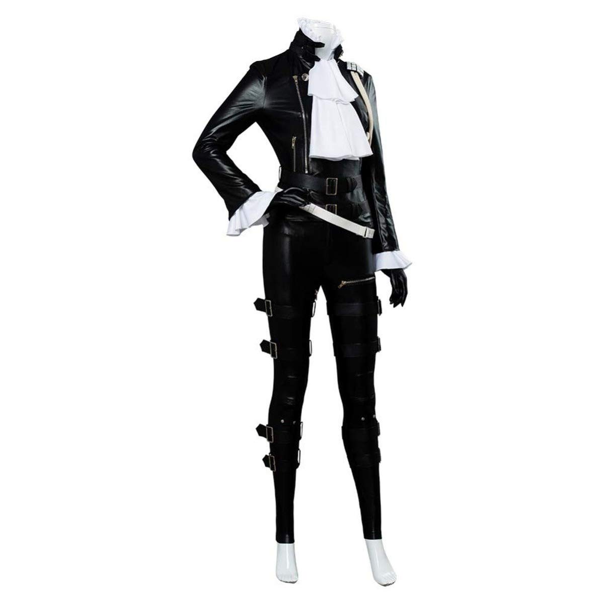 Lio Fotia Cosplay Costume - Full Set with Leather Jacket & Tights for Halloween, Anime Conventions & Themed Parties | Perfect for Promare Fans & Cosplay Enthusiasts