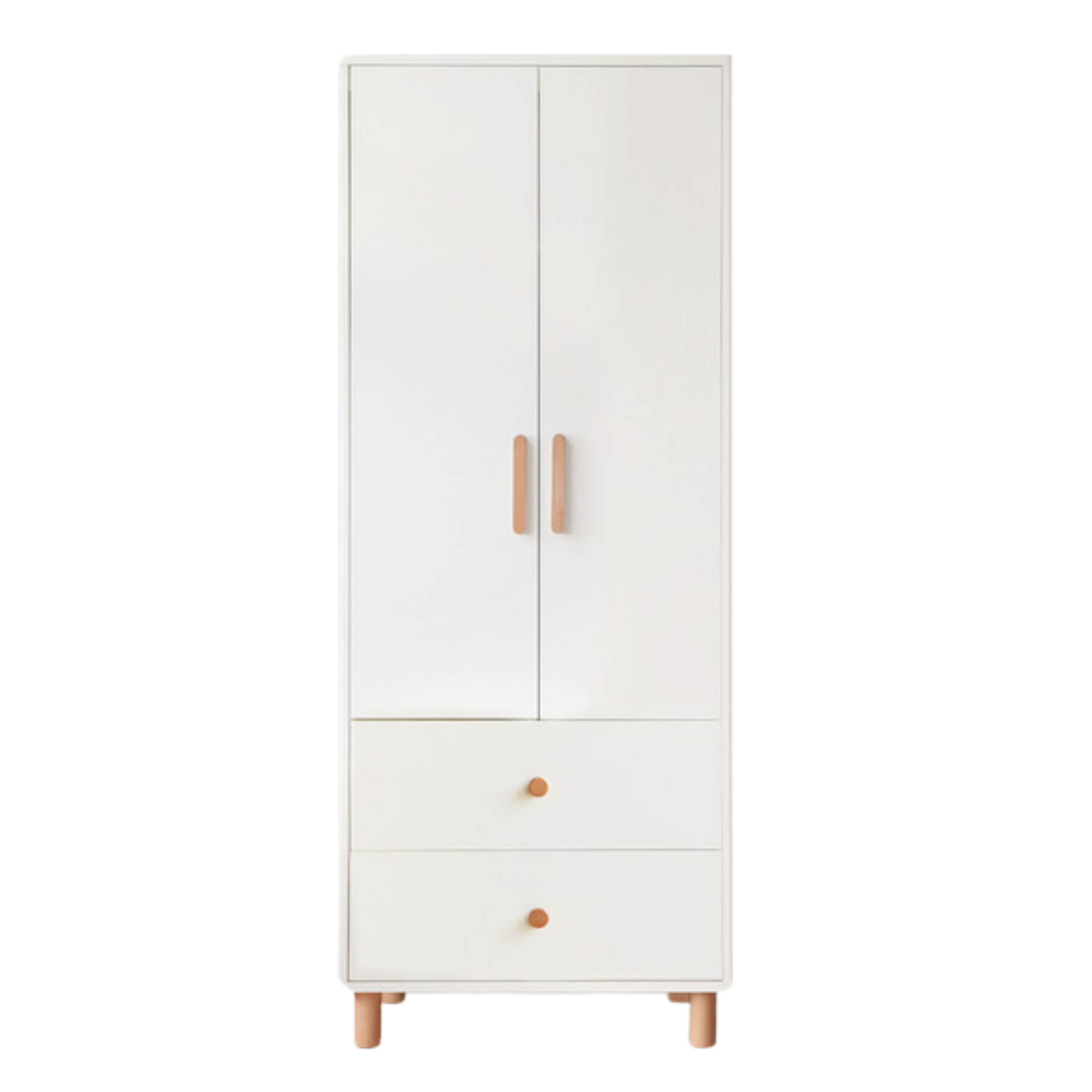 out of stock 31.5x19.7x78.7 inch / 80x50x200сm / White color / double door wardrobe with leg pull