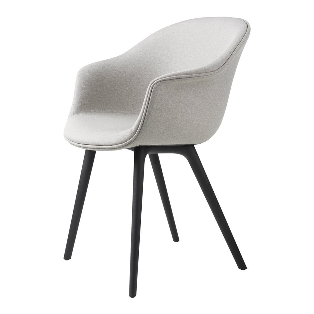 Bat Dining Chair - Fully Upholstered Modern Dining Chair with Sturdy Plastic Base - Perfect for Kitchen, Dining Room & Small Space Decor