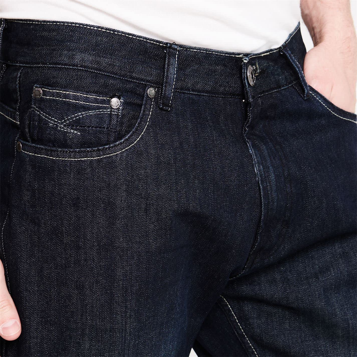 Firetrap Men's Tokyo Slim Fit Stretch Denim Jeans - Comfortable & Stylish for Casual Wear, Work, and Night Out