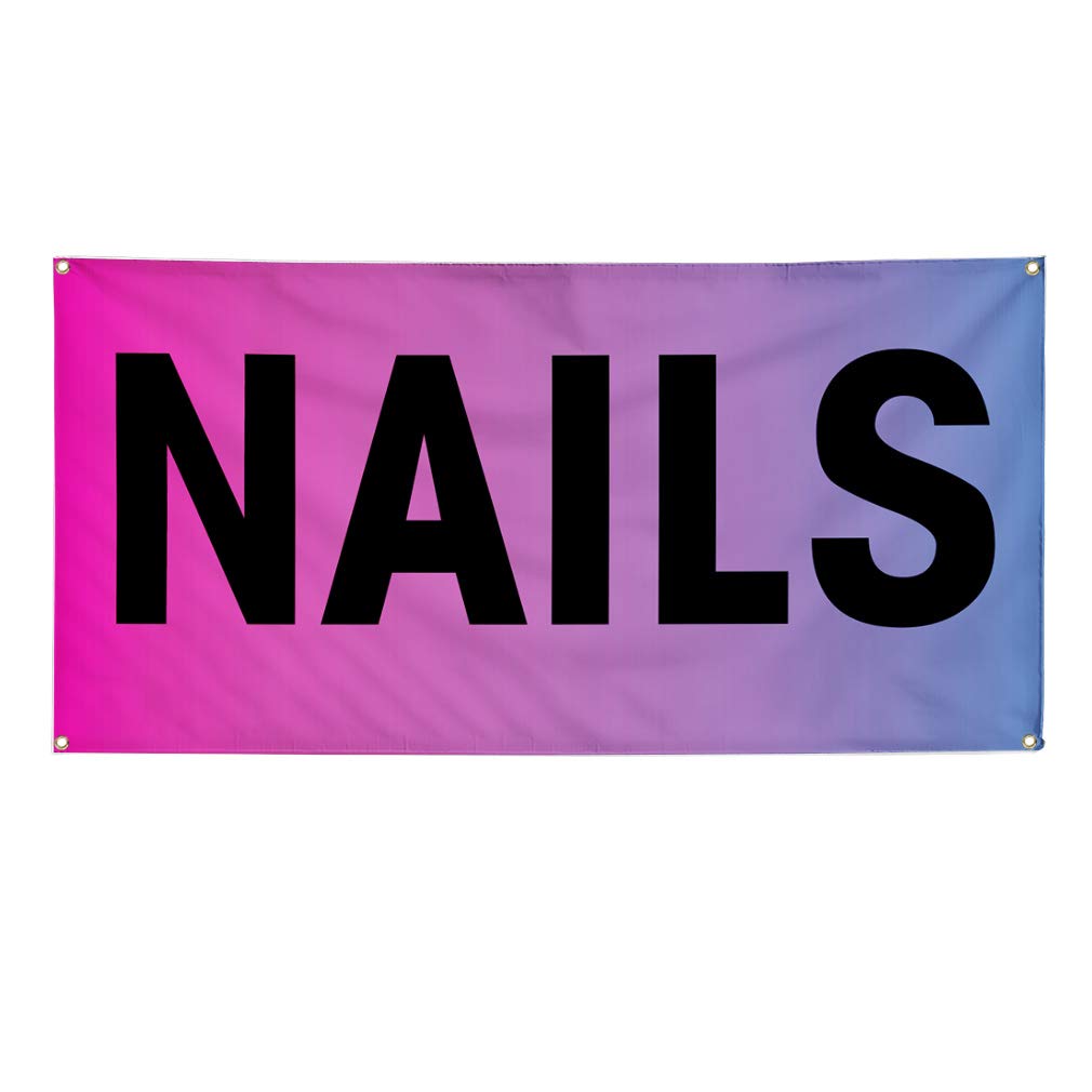 Custom Vinyl Banners for Outdoor Advertising - Durable Weatherproof Yard Signs with 8 Grommets (48x96 Inches, Purple) - Perfect for Business Promotion, Events, and Industrial Use