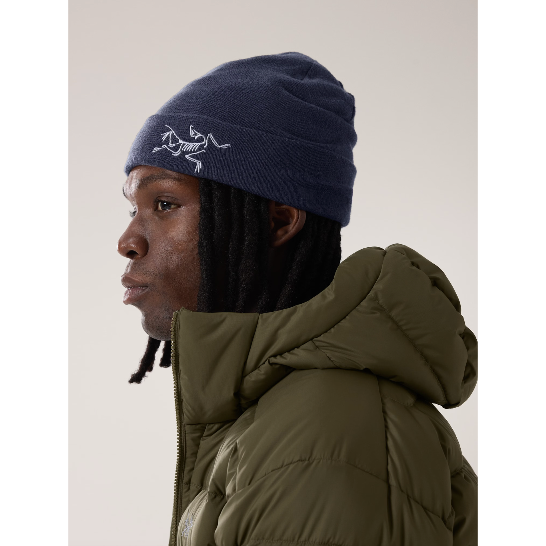 Arc'teryx Embroidered Bird Logo Beanie - Warm Winter Hat for Men & Women - Perfect for Skiing, Hiking & Outdoor Activities