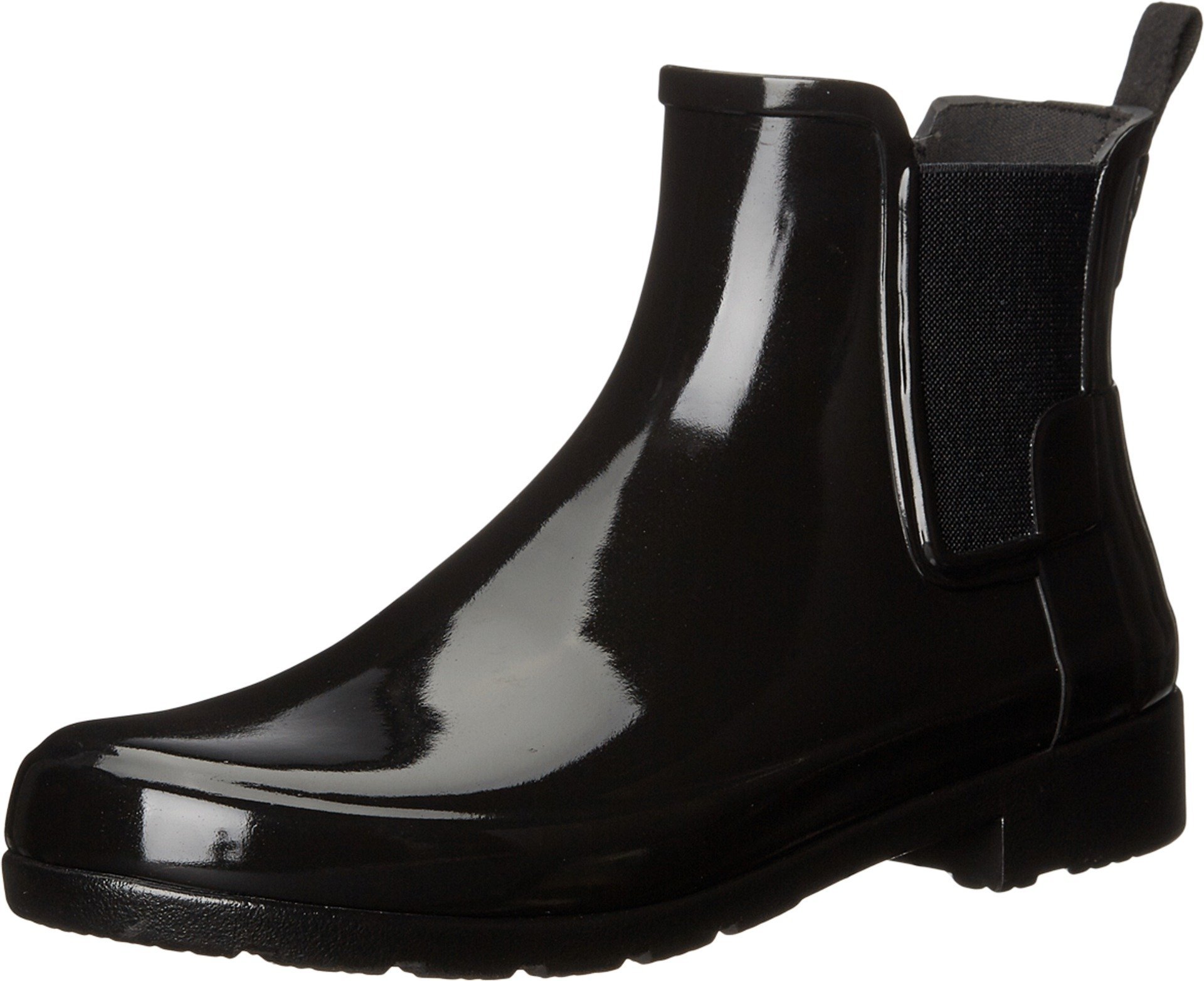 HUNTER Women's Original Refined Chelsea Gloss Rain Boots - Waterproof Ankle Booties for Women, Fashionable & Comfortable - Perfect for Rainy Days, Outdoor Adventures & Casual Wear