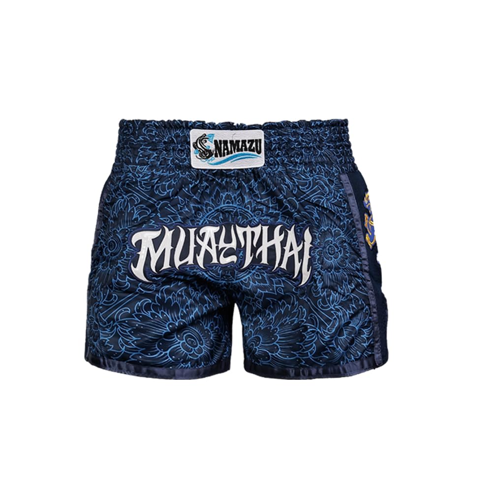 NAMAZU Muay Thai Shorts for Men & Women - Premium MMA, Boxing & Kickboxing Shorts - Breathable & Durable for Gym Training & Competition