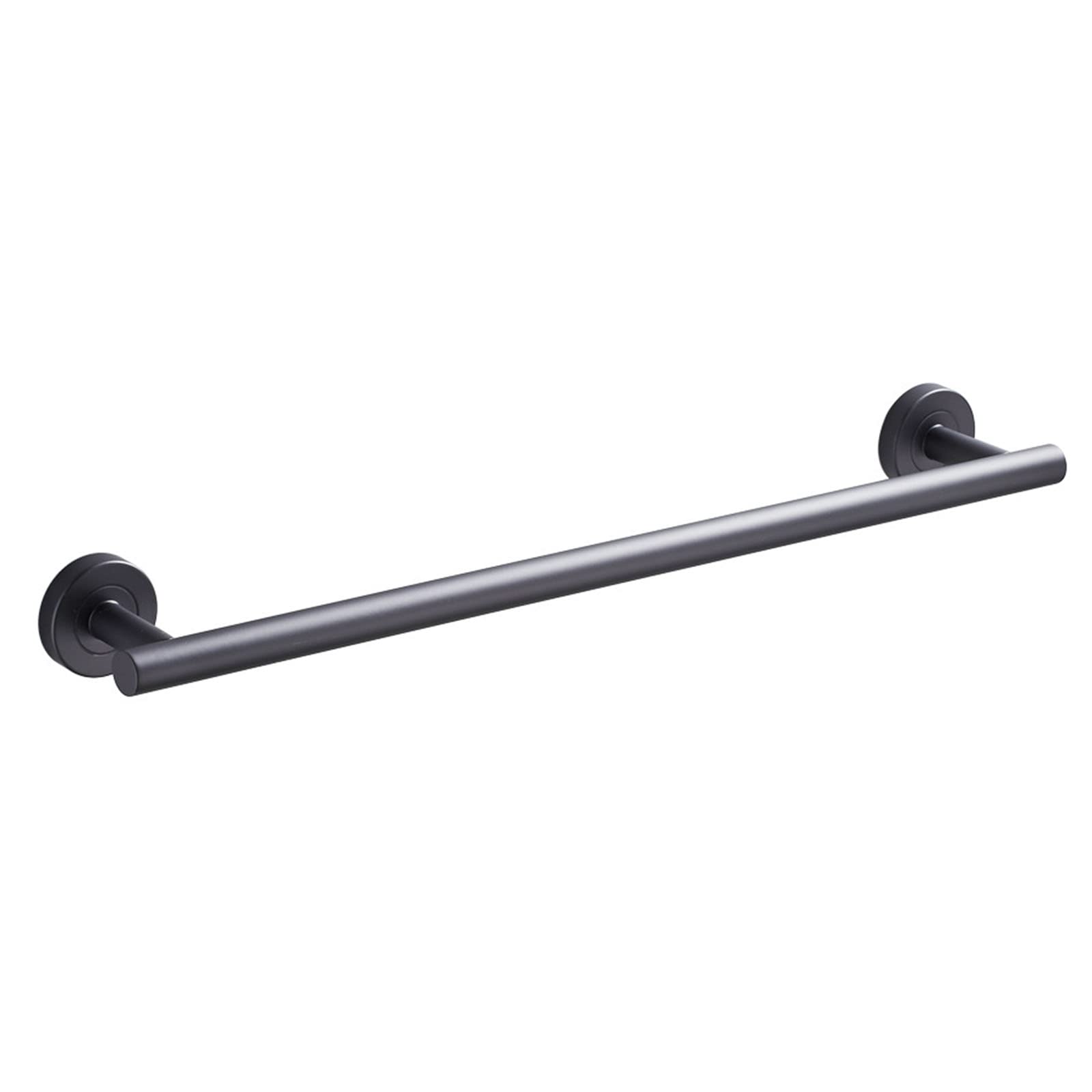 STORIMO 304 Stainless Steel Bathroom Towel Rack - 16 Inch Black Wall Mounted Towel Holder for Bath, Kitchen, Laundry Room - Rustproof Durable Bath Accessory for Home & Hotel Use