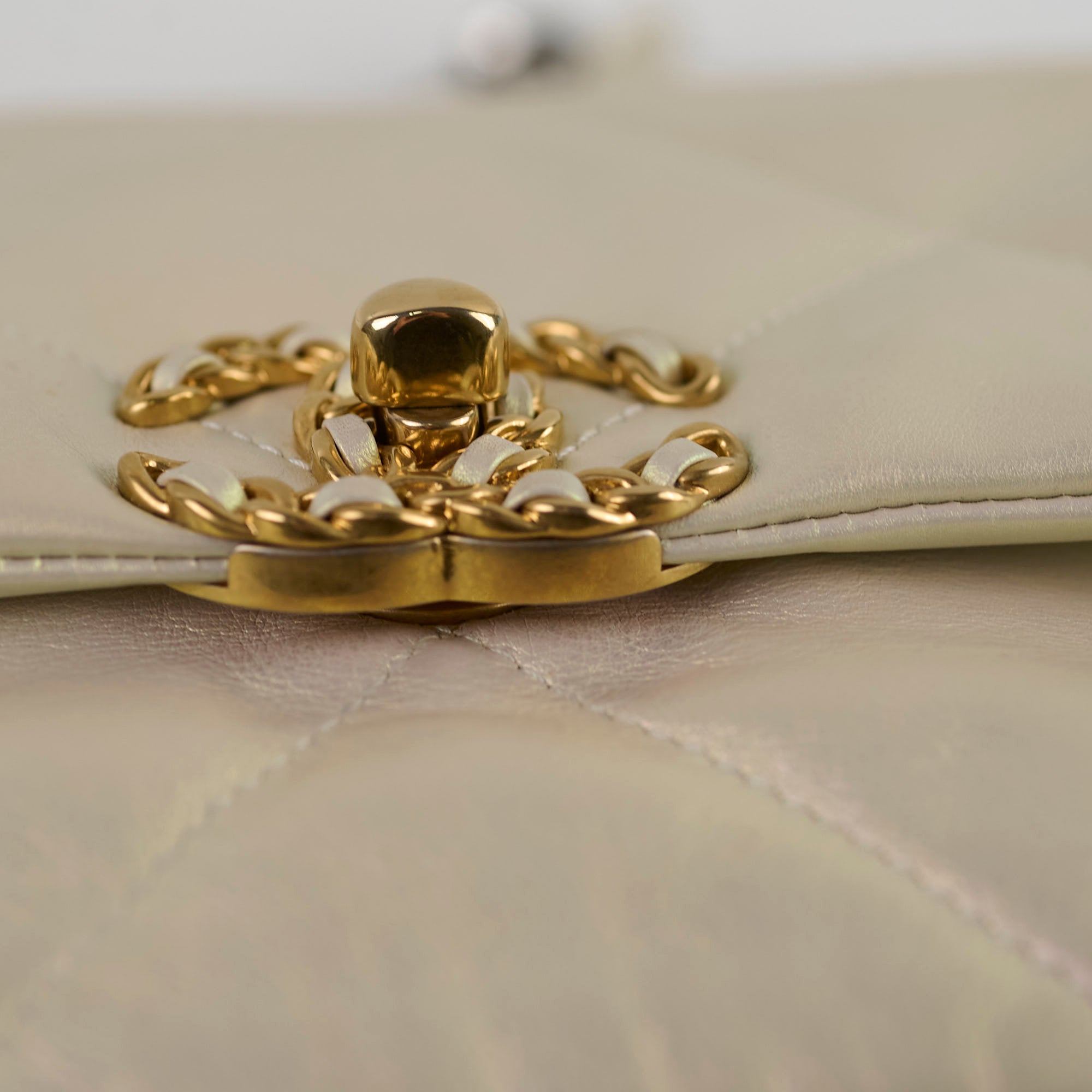 Chanel Small 19 Iridescent Pearl 31 Series Handbag - Luxury Designer Crossbody Bag for Women | Perfect for Evening Parties, Date Nights & Special Occasions