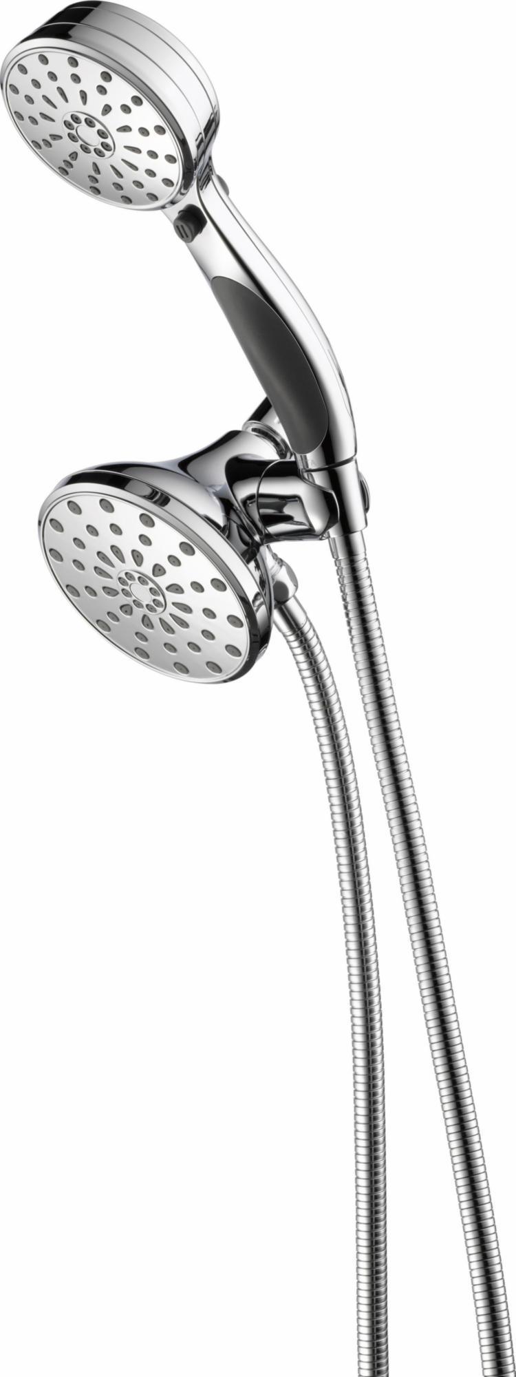Delta ActivTouch Hand Shower and Shower Head Combo Pack in Chrome (Model 58968 PK) - Perfect for Bathroom Renovation & Spa-Like Shower Experience