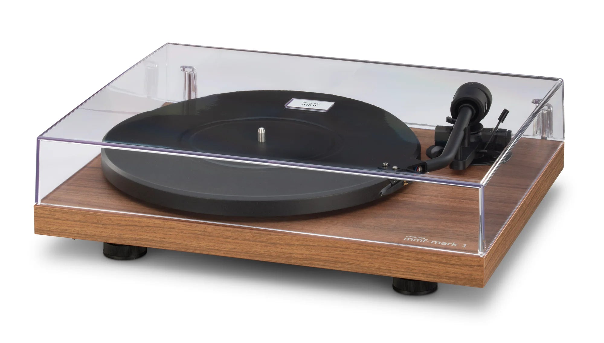 Music Hall MMF Mark 1 Turntable - Belt Drive Vinyl Record Player with Built-in Preamp | Perfect for Home Audio & DJ Setup