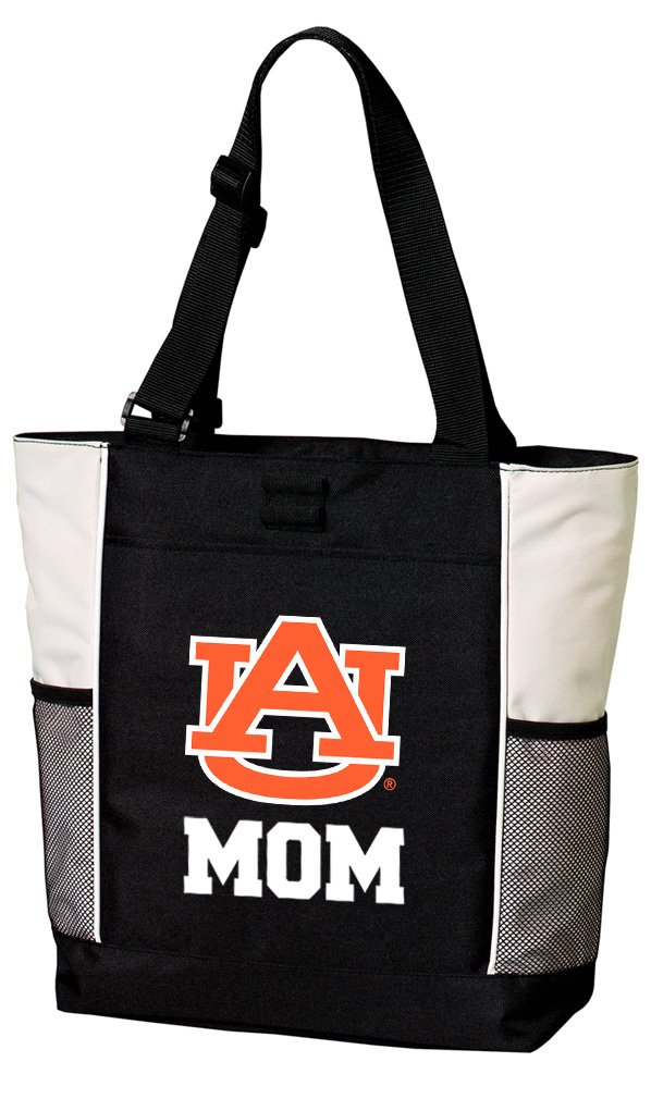 Auburn University Mom Tote Bag - Auburn Proud Parent Gift - Durable Canvas Tote for Beach, Pool, Travel & Everyday Use