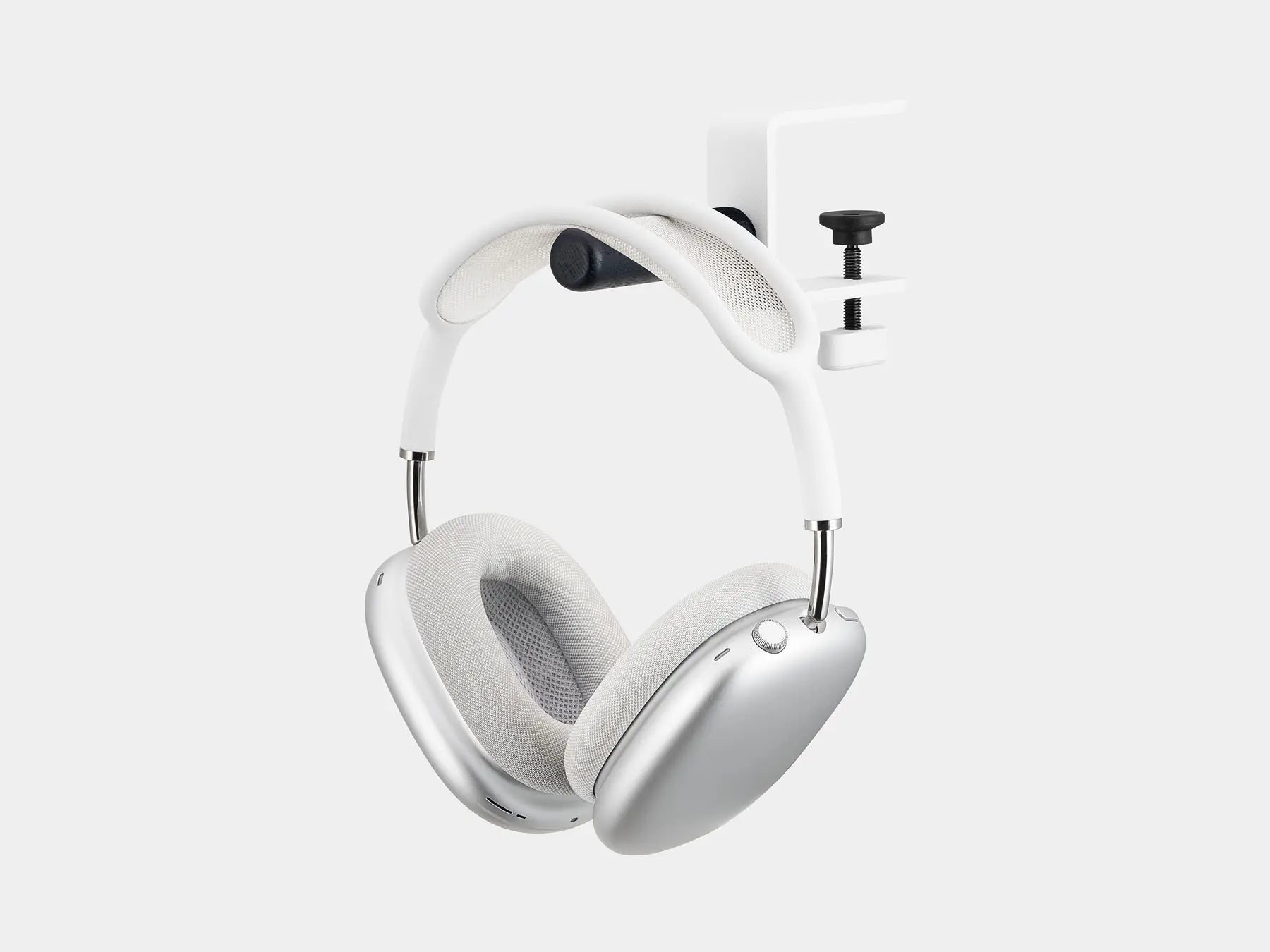 Premium Desk Mounted Headphone Hook - Space Saving Headset Holder for Gaming, Office & Home Use - Durable Metal Headphone Stand for Ergonomic Workspace Organization