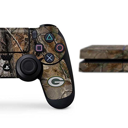 Official NFL Green Bay Packers Realtree AP Camo Gaming Skin Bundle for PS4 Console & Controller - Custom Protective Decal Set for Gaming Enthusiasts - Perfect for Game Nights, Tournaments, and Showcasing Team Spirit