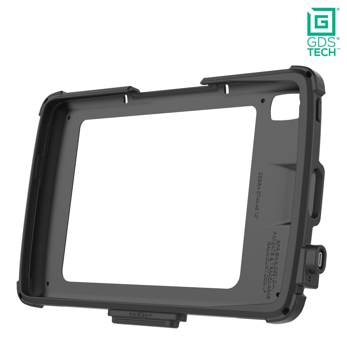 IntelliSkin® Next Gen Protective Case for Zebra ET4x 10 Enterprise Tablet - Rugged Cover with Enhanced Grip (RAM GDS SKIN ZE21C NG) - Perfect for Warehouse, Logistics & Industrial Use