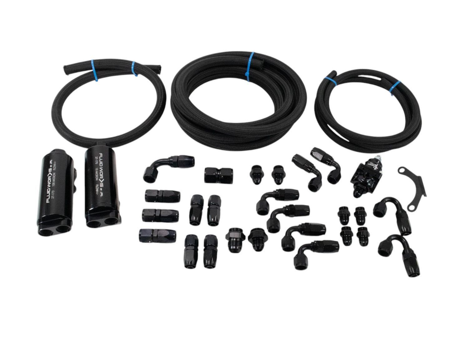 Extreme Swap Fuel System Plumbing Kit - Dual 8AN Feed for High-Performance Vehicles (Compatible with Up to 6GPM Pump) - Perfect for Racing, Off-Road & Engine Upgrades